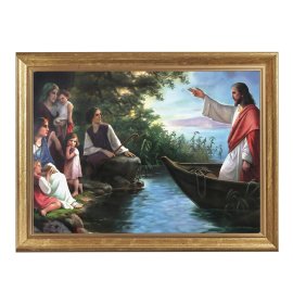 Pan Jezus na łodzi - 01 - Obraz religijny