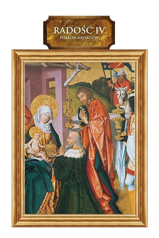 Siedem Radosci Maryi - Radosc IV - Poklon Medrców - Obraz religijny