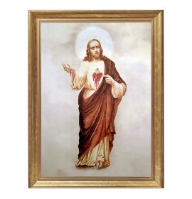 Serce Jezusa dla nieprawości naszych starte - 01 - Obraz religijny