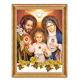 Święta Rodzina - Trzy serca - 14 - Obraz religijny